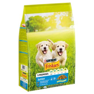 Friskies Junior állateledel kutyák számára csirkével 8 kg