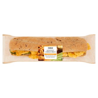 Tesco baguette csirkecsíkokkal, majonézzel és salátával 255 g