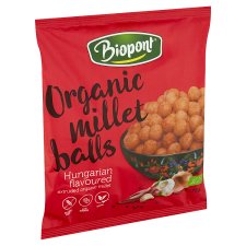 Biopont Hungarian Style Gluten-Free Organic Millet Balls 75 g