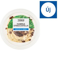 Tesco Hummus csicseriborsókrém szezámmagkrémmel és csokoládéval 90 g