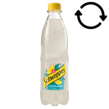 Schweppes Bitter Lemon Lemon-Flavoured Carbonated Drink with Sugar and Sweeteners 0,5 l