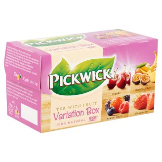 Pickwick Variációk gyümölcsízű fekete teák gyümölcsdarabokkal 20 filter 30 g