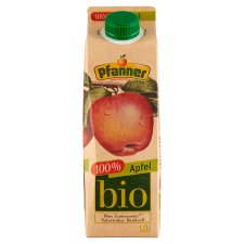 Pfanner 100% közvetlenül préselt szűretlen BIO almalé 1 l