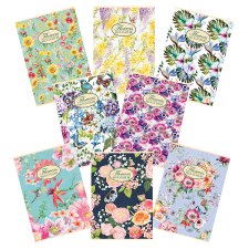 Pigna Nature Flowers A5-ös vonalas füzet 42 lap