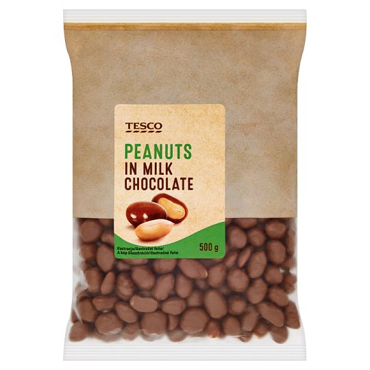 Tesco tejcsokoládés pörkölt földimogyorós drazsé 500 g