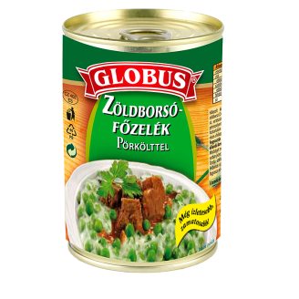 Globus zöldborsófőzelék pörkölttel 400 g