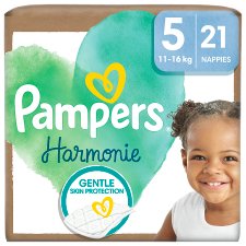 Pampers Harmonie Baby Pelenka, Méret: 5, 21 db Pelenka, 11kg-16kg