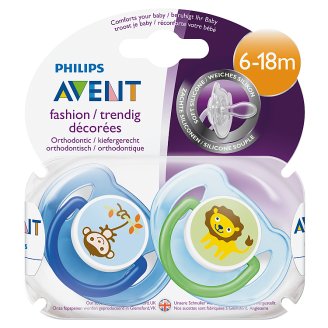 Philips Avent klasszikus játszócumi 6-18 hónapos korig 2 db