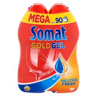 Somat Gold Gel Neutra Fresh gépi mosogató gél 2 x 900 ml