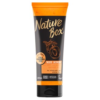 Nature Box Barack testradír a sima bőrért 200 ml