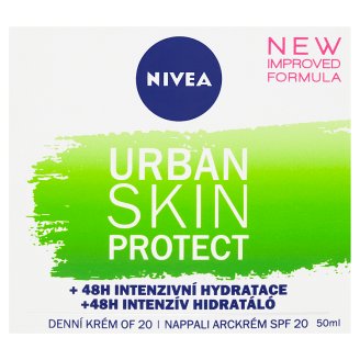NIVEA Urban Skin Defence nappali arckrém SPF 20 50 ml