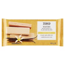 Tesco Wafers with Vanilla Flavour Filling 180 g