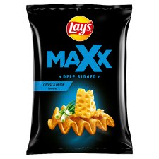 Lay's Maxx sajtos-újhagymás ízű burgonyachips 65 g
