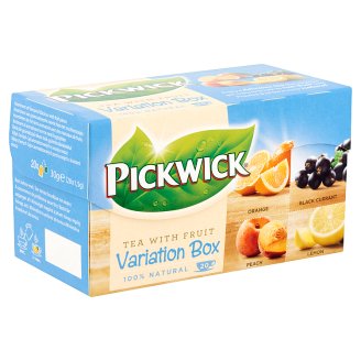 Pickwick Variációk II. gyümölcsízű fekete teák gyümölcsdarabokkal 20 filter 30 g