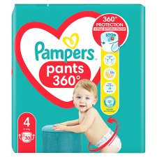 Pampers Pants Bugyipelenka, Méret: 4, 30 db pelenka, 9kg-15kg