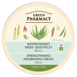 Green Pharmacy feszesítő és tápláló arckrém aloe vera kivonattal 150 ml