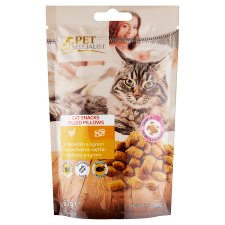 Tesco Pet Specialist Complementary Cat Food, Chese-Filled Crispy Snacks Rich in Chicken 60 g