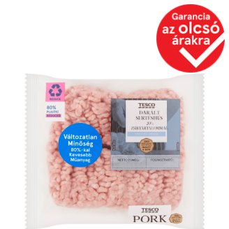 Tesco darált sertéshús lapockából 20% zsírtartalommal 0,500 kg