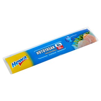 Hewa hűtőtasak záróklipsszel 3 l 50 db