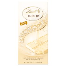 Lindt Lindor White Chocolate with a Smooth Melting Filling 100 g