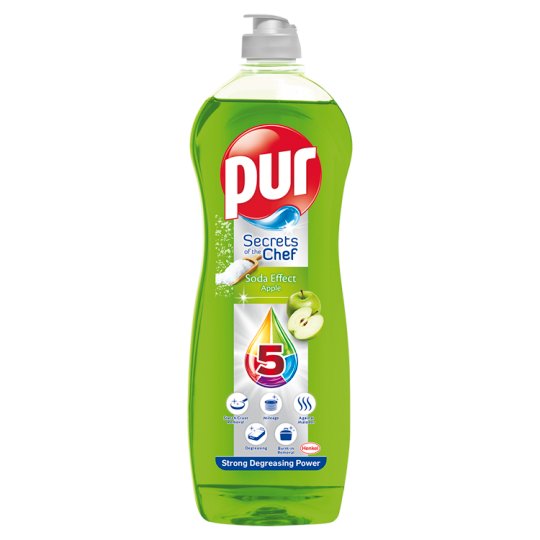 Pur Secrets of the Chef Soda Effect Apple Hand Dishwashing Liquid 900 ml