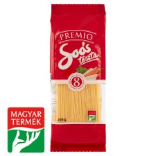 Soós Premio Vermicelli Home Style Dried Pasta with 8 Eggs 200 g