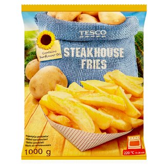 Tesco gyorsfagyasztott, elősütött hasábburgonya 1000 g