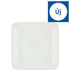 F&F Home White Pearce Square Dinner Plate