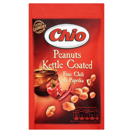 Chio Kettle Coated földimogyoró chili- és paprika ízű ropogós tésztabundában 100 g