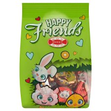 Bon Sweet Bon Happy Friends desszert bonbonok karamell, mogyoró és kakaó-rum ízesítéssel 165 g