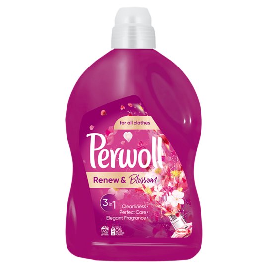 Perwoll Renew & Blossom univerzális finommosószer elegáns illattal 45 mosás 2,7 l