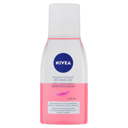 NIVEA ápoló, kettős hatású szemfestéklemosó 125 ml