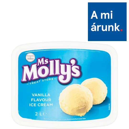 Ms Molly's vaníliaízű jégkrém 2 l