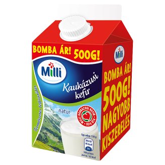 Milli natúr kaukázusi kefir 500 g