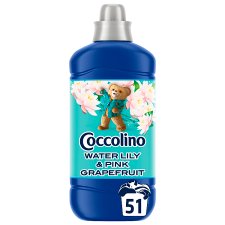 Coccolino Perfume & Care Water Lily & Pink Grapefruit Fabric Conditioner 51 Washes 1275 ml