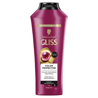 Gliss Kur hajregeneráló sampon Ragyogó szín és védelem 400 ml