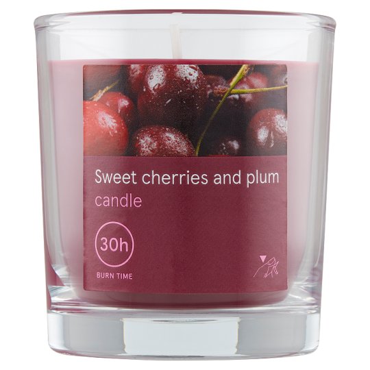 Tesco Sweet Cherries and Plum illatosított gyertya Tesco Online