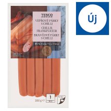 Tesco chillis frankfurter 200 g 