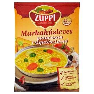 Zuppi marhahúsleves palócosan, csigatésztával 60 g