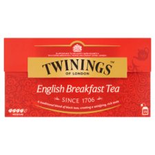 Twinings English Breakfast Black Tea 25 Tea Bags 50 g