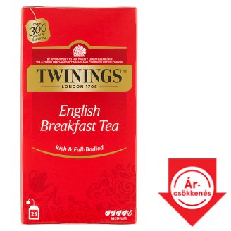 Twinings English Breakfast fekete tea 25 filter 50 g