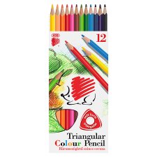 ICO Colour Pencils Triangular Hedgehog 12 pcs