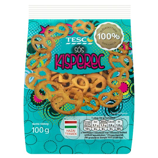 Tesco sós kisperec 100 g