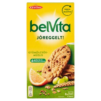 belVita JóReggelt! gyümölcsös-müzlis omlós keksz 300 g