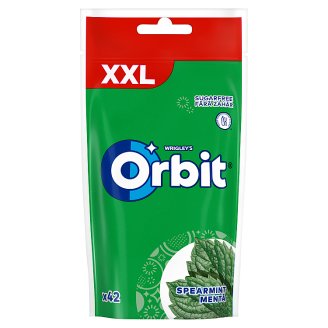 Orbit Spearmint mentaízű cukormentes rágógumi édesítőszerrel 42 db 58 g