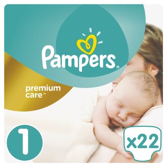 Pampers Premium Care, 1-es Méret (Újszülött), 2-5 kg, 22 Darabos Kiszerelés