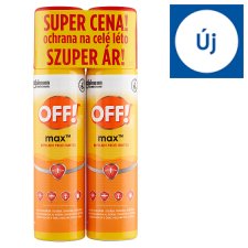 Off! Max Mosquito Repellent Spray 2 x 100 ml