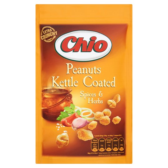 Chio Kettle Coated földimogyoró pikáns zöldfűszeres ízű ropogós tésztabundában 100 g