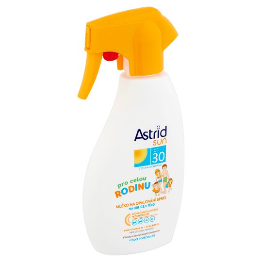 Astrid Sun naptej spray SPF30 300 ml