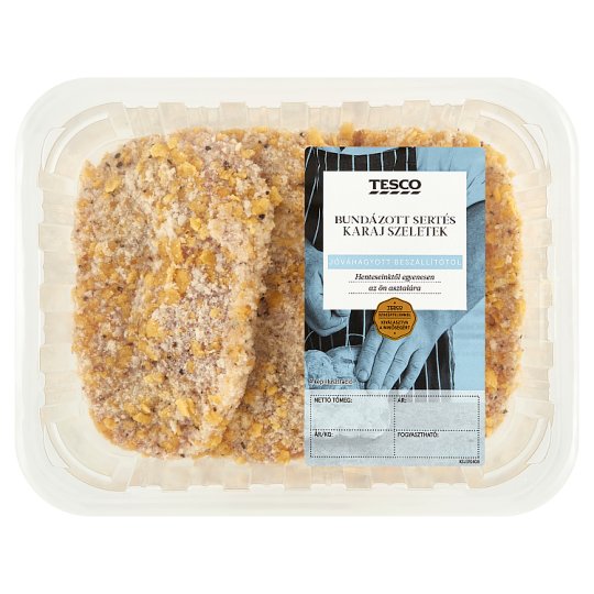 Tesco Breaded Pork Loin Slices 460 g Tesco Online, Tesco From Home